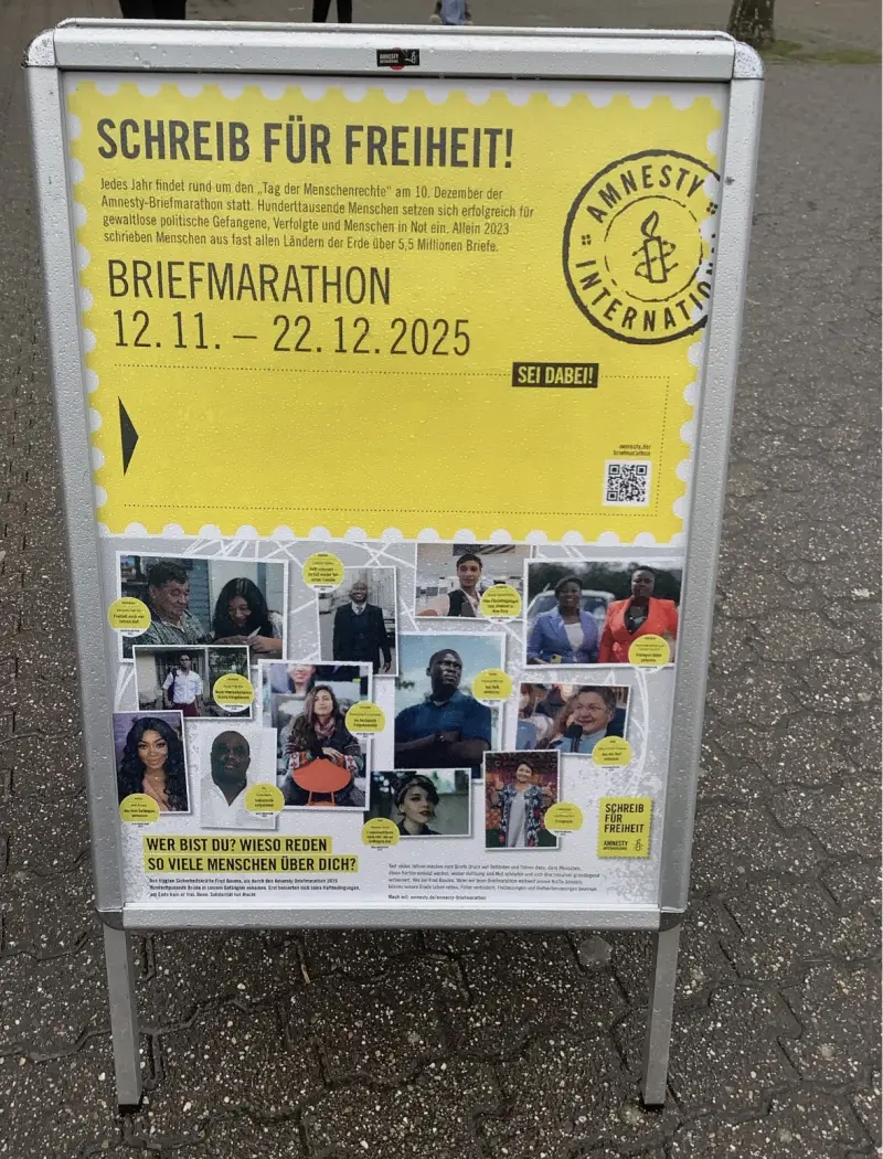 Briefe f&uuml;r Menschenrechte