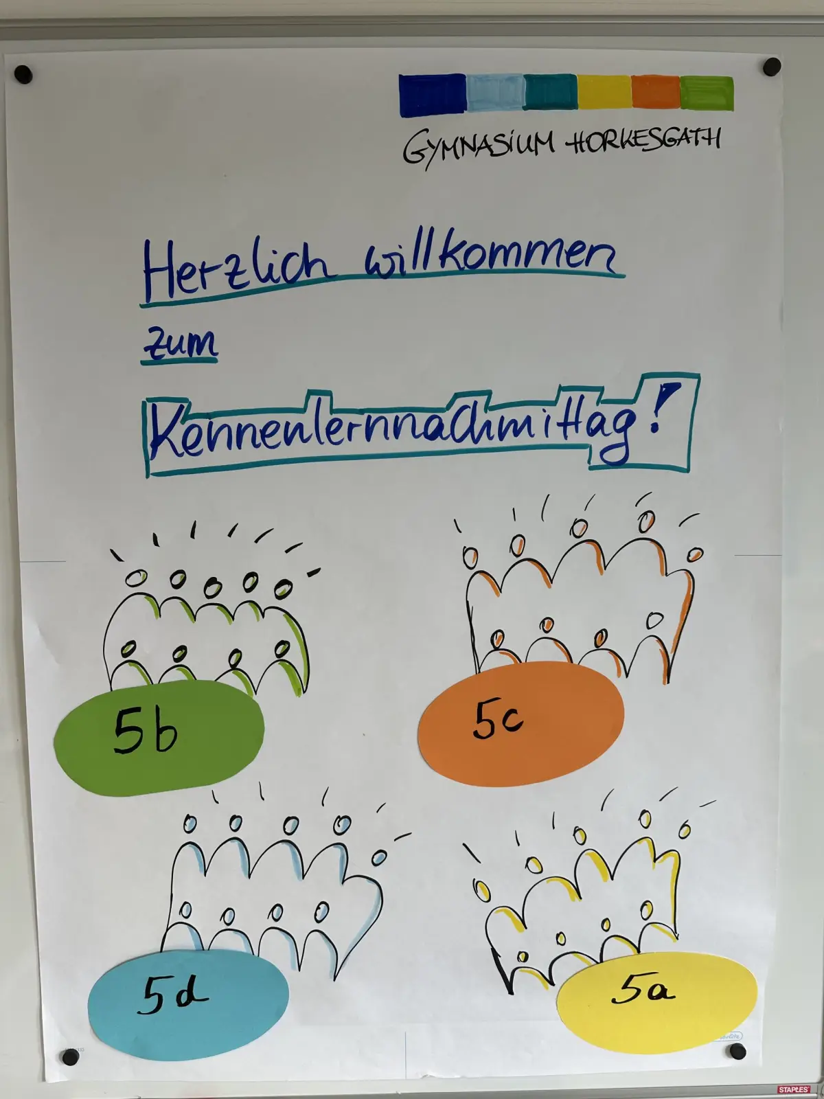 Begr&uuml;&szlig;ung unserer neuen F&uuml;nfer