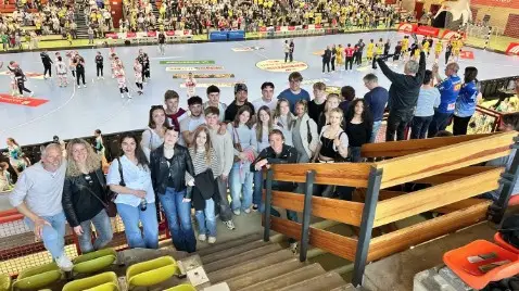 Besuch beim Profi-Handball