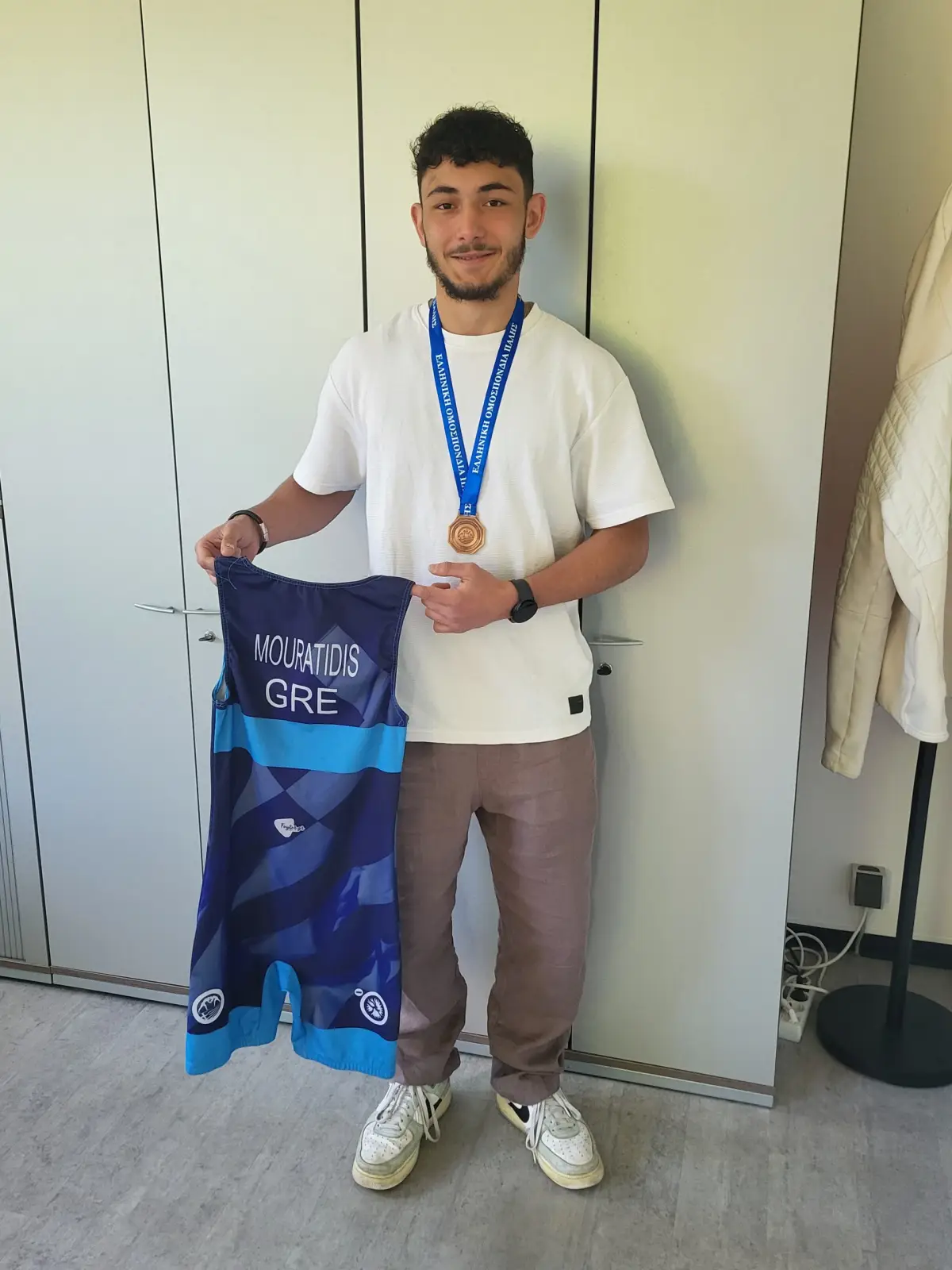 Bronze bei der Griechischen Meisterschaft im Ringen
