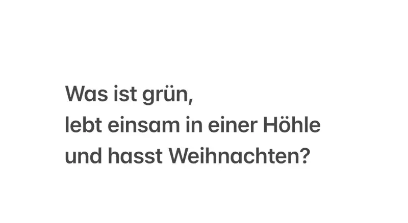 &hellip; der Grinch!