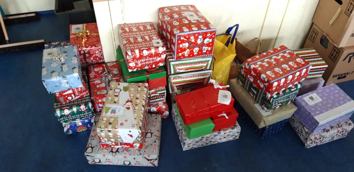 Der Weihnachtsmann ist schon unterwegs
