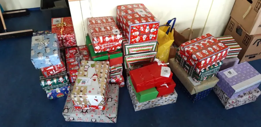 Der Weihnachtsmann ist schon unterwegs