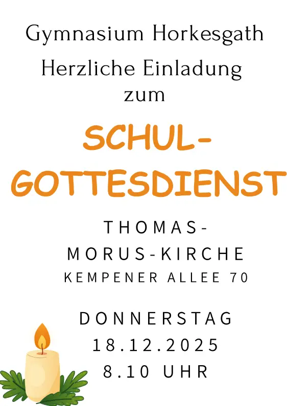 Einladung zum Weihnachtsgottesdienst