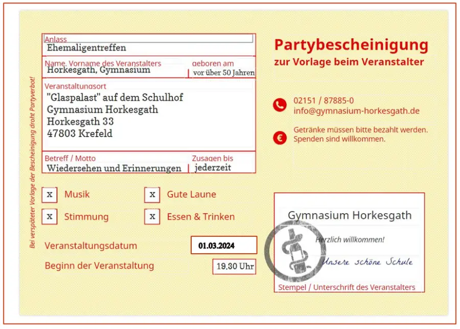 Herzliche Einladung an unsere Ehemaligen