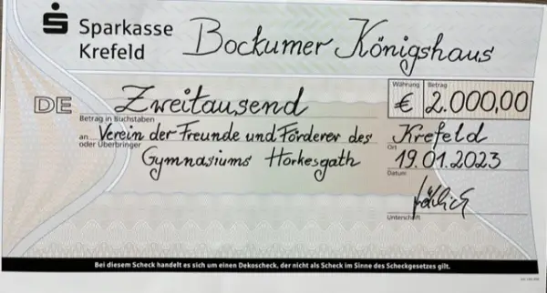 K&ouml;nigliche Spende f&uuml;r die Musik