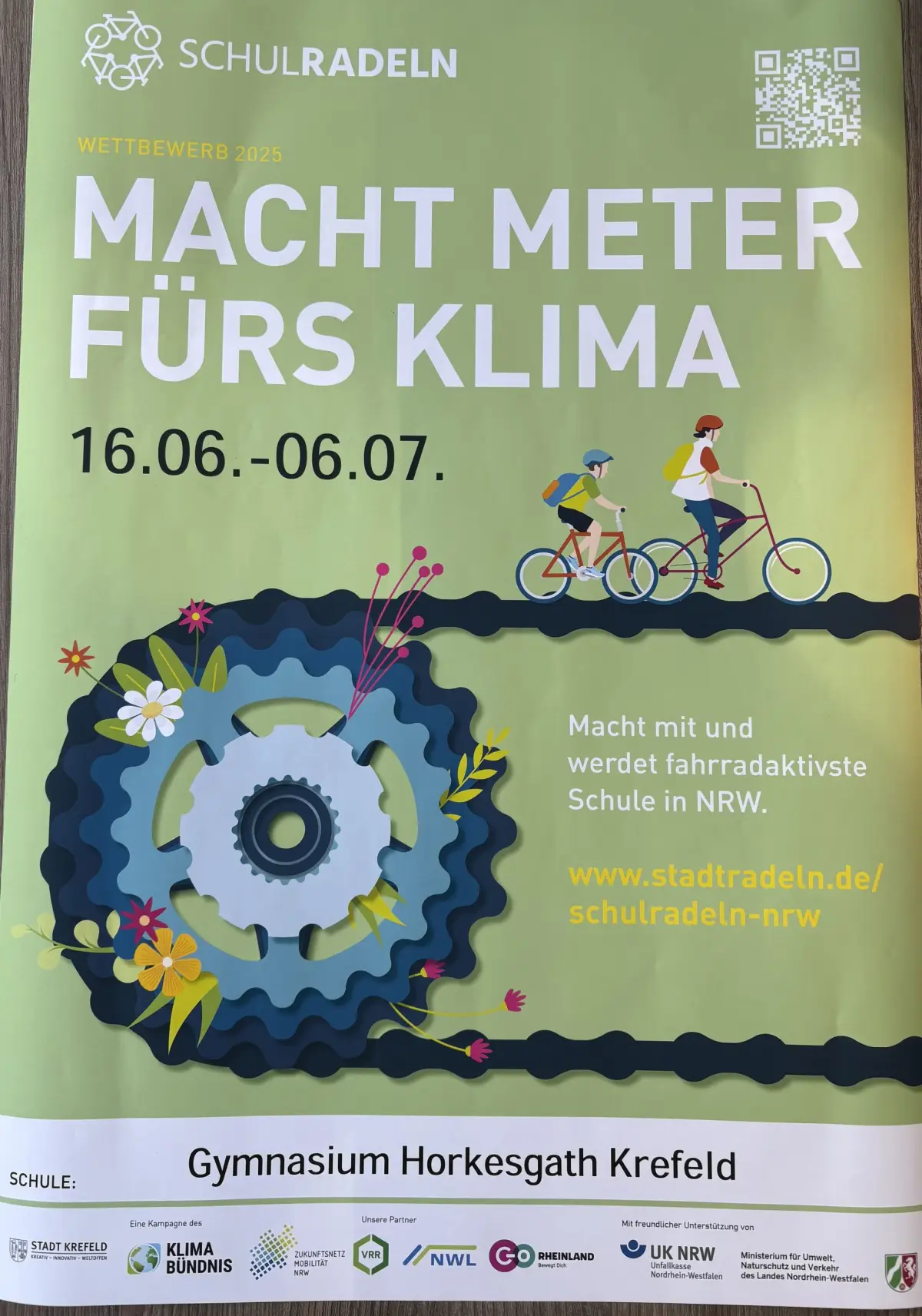 Macht mit beim Schulradeln!