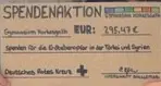 Spenden für Erdbebenopfer