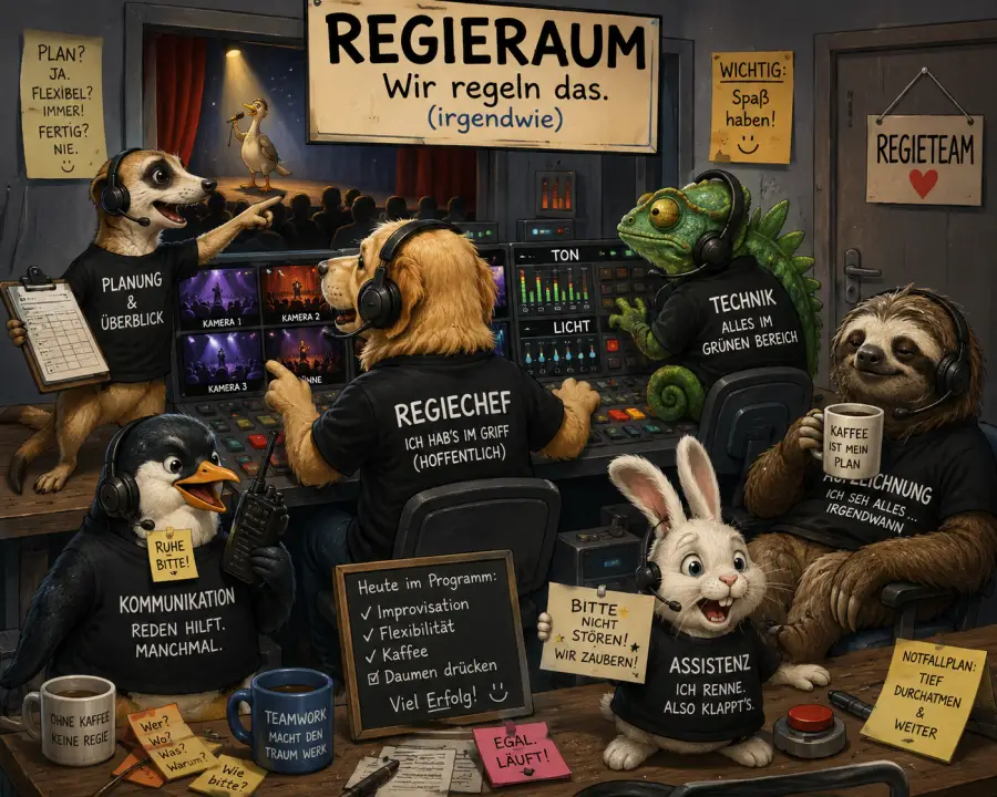 Unsere Freunde und Helfer – unser Regieteam