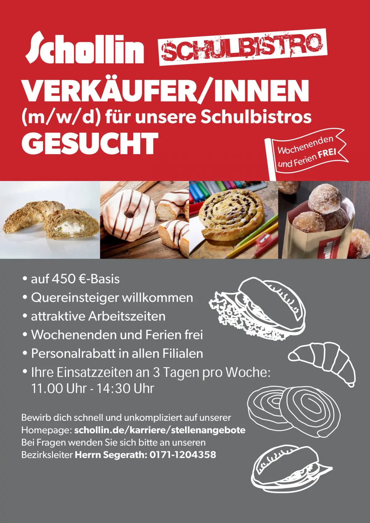 Unsere Sch&uuml;ler*innen brauchen Mittagessen &ndash; die Firma Schollin braucht Sie!