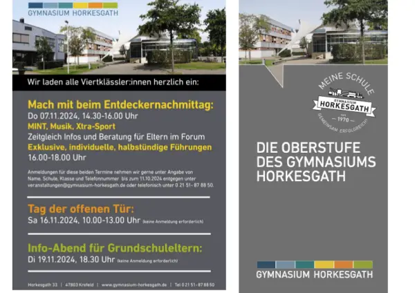 Unsere Veranstaltungen für Grundschüler:innen und Zehntklässler:innen – herzliche Einladung!