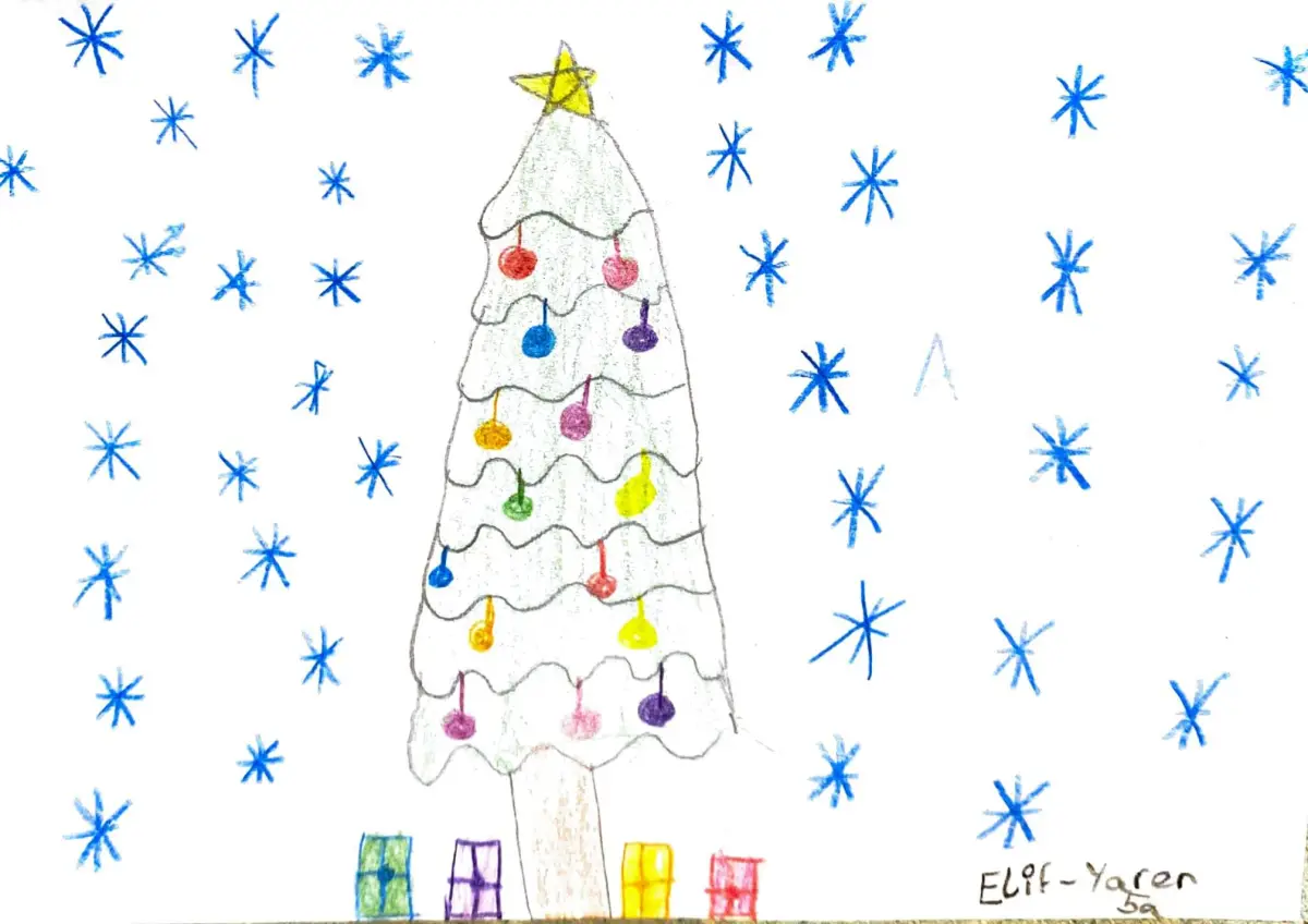 Weihnachtspostkartenwettbewerb der Fünfer
