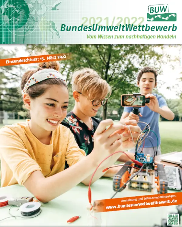 Zukunftsprojekt Erde im Mittelpunkt: Macht mit beim BundesUmweltWettbewerb!